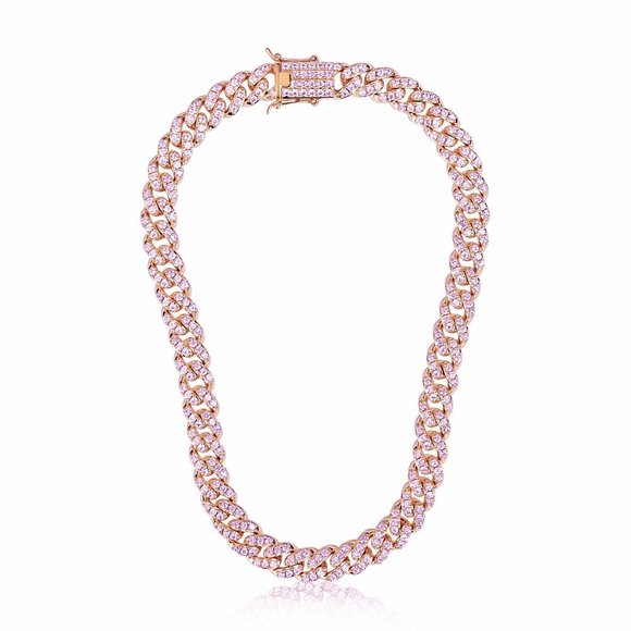 10 MM Rose Gold Micro Cuban Link - Picture 1 of 1